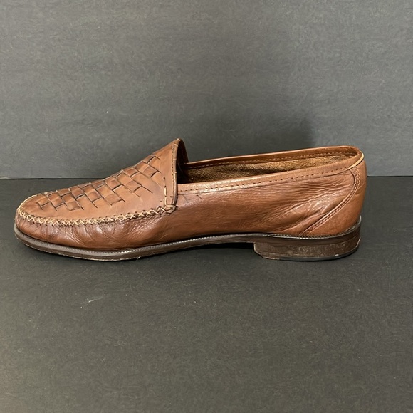 ALFANI LEATHER BASKET WEAVE LOAFERS SIZE 10.5 - Picture 14 of 16